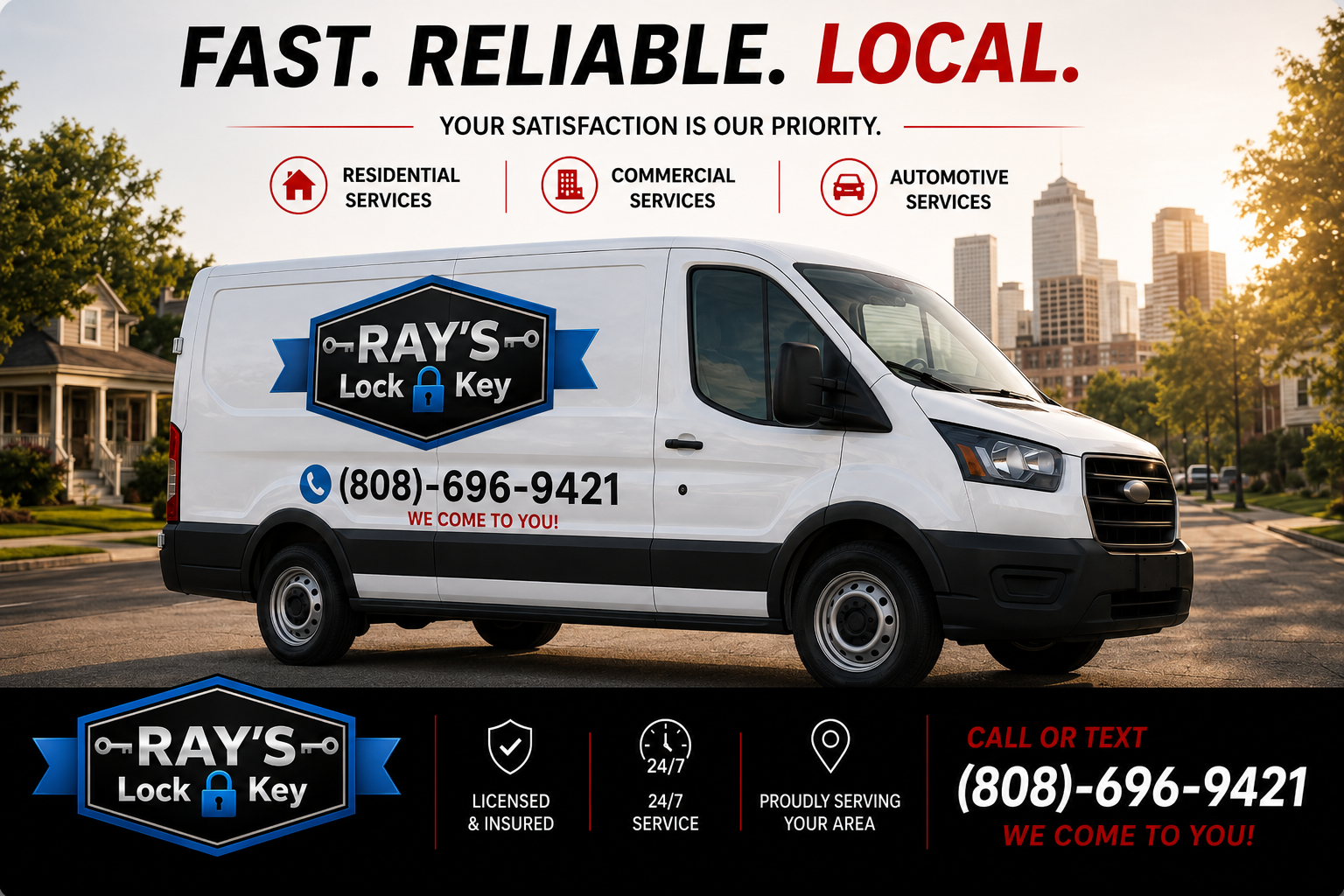 Ray's Lock & Key Service, Inc. — residential, commercial, automotive & safe services in Mililani, Hawaii